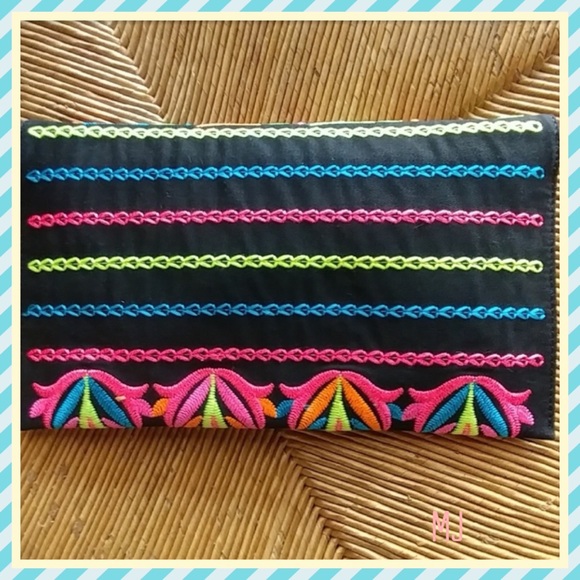 💕New 💕😍👛Black multi Clutch Bag - Picture 3 of 3